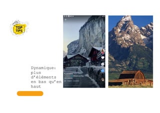Dynamique:
plus
d’éléments
en bas qu’en
haut
 