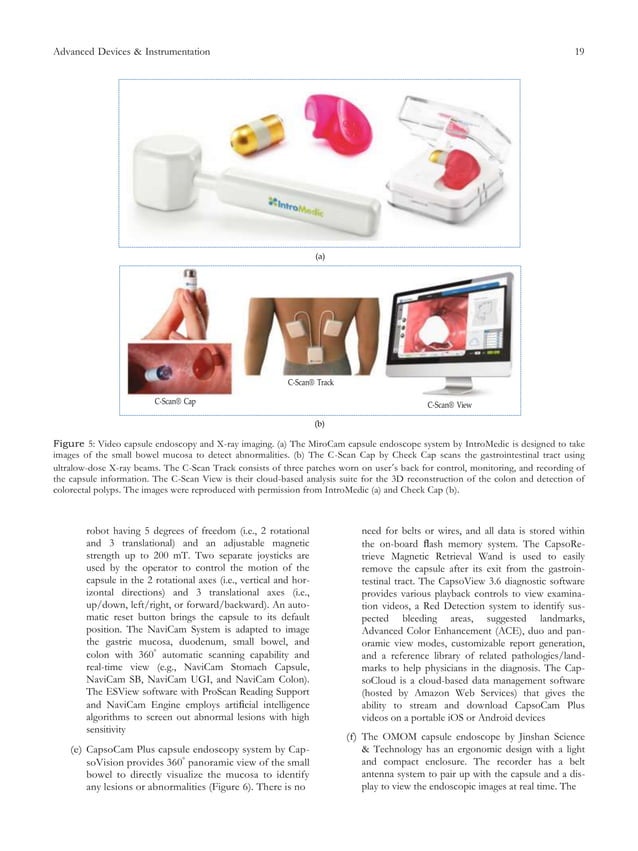Wireless Capsule Endoscopy Review of Commercial Capsules | PDF