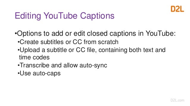 Video Captions and Transcripts Made Easy - or At Least Easier