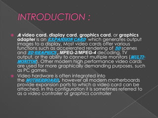 Video cards | PPTX