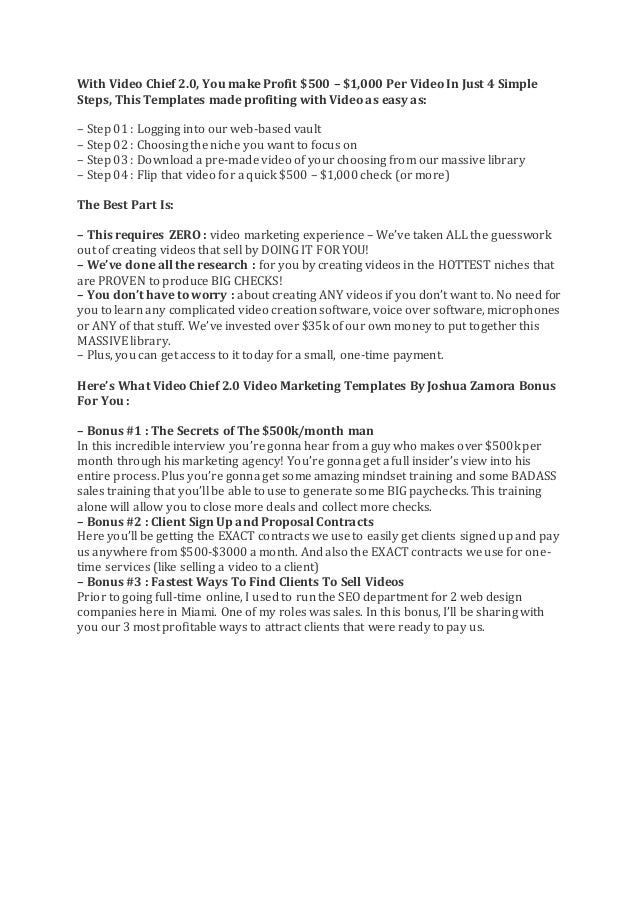 video logging template