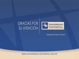 Gladys Dora IdoneCórdova 