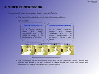 Video Compression Basics - MPEG2