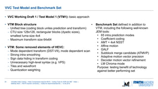 Versatile Video Coding – Video Compression beyond HEVC: Coding Tools ...