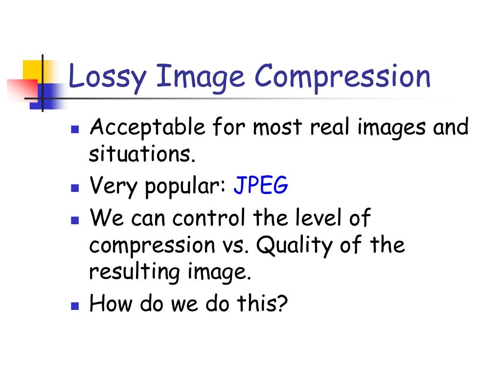 Video compression