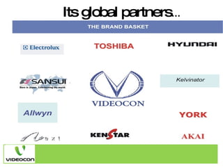 Its global partners …