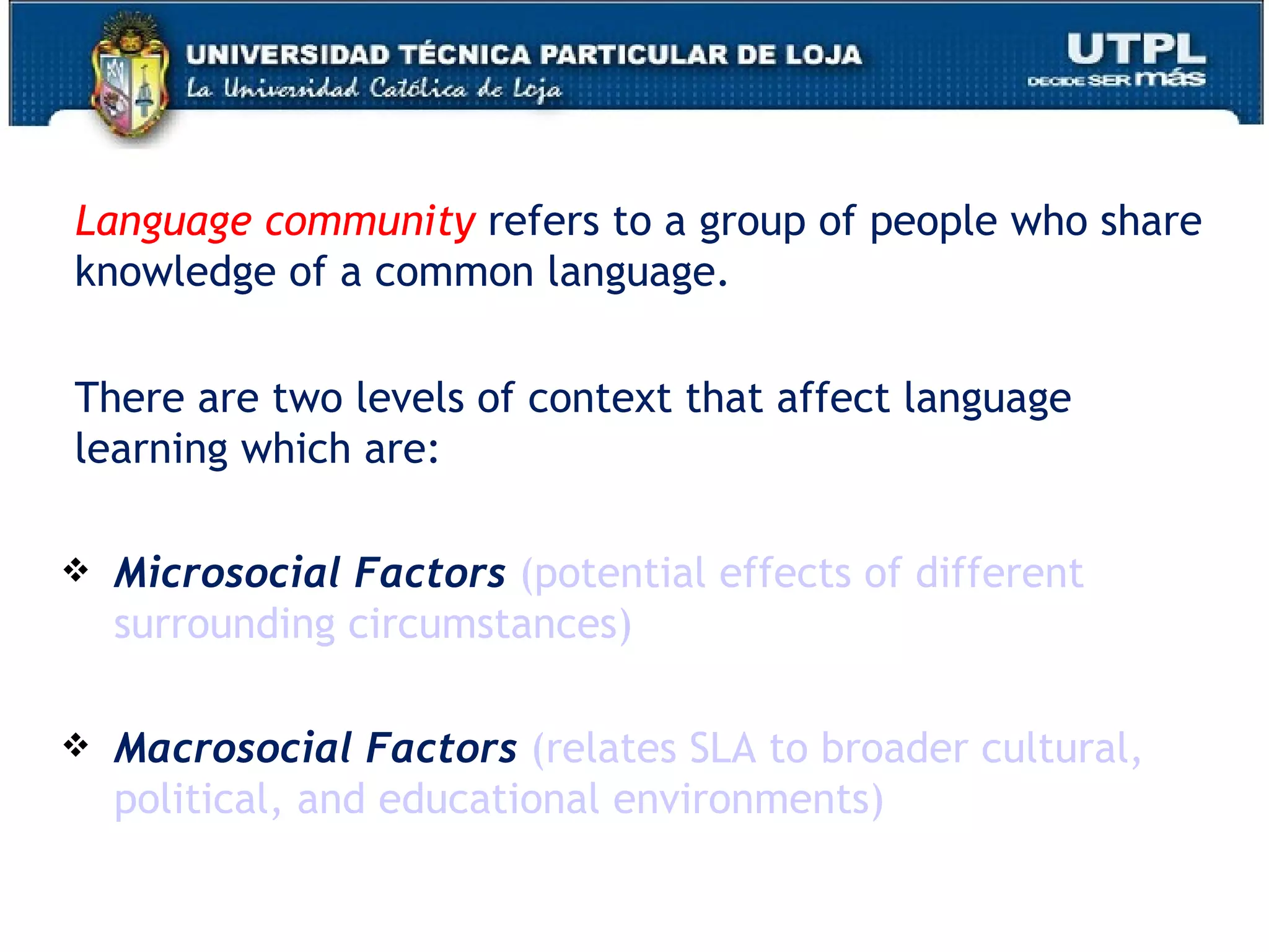 PSYCHOLOGY AND LANGUAGE LEARNING | PPT