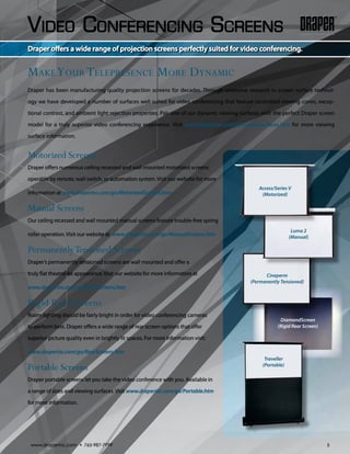 Videoconferencing brochure | PDF