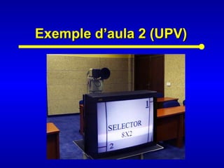 Exemple d’aula 2 (UPV)Exemple d’aula 2 (UPV)
 