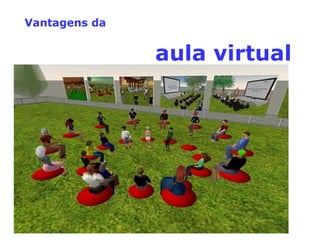 Vantagens da
aula virtual
 