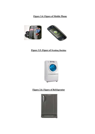 Figure 3.4: Figure of Mobile Phone
Figure 3.5: Figure of Washing Machine
Figure 3.6: Figure of Refrigerator
 