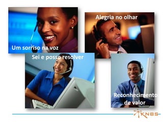 Alegria no olhar

Um sorriso na voz
Sei e posso resolver

Reconhecimento
de valor

 