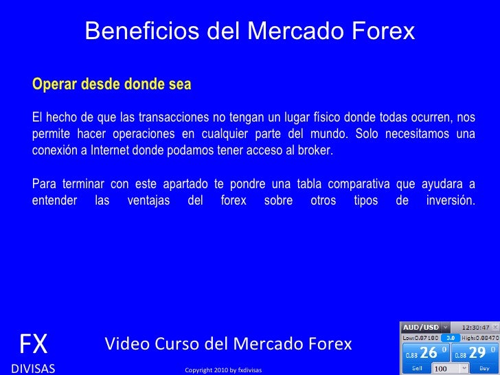 Donde operar en forex