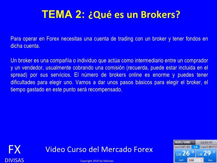 Cursos divisas forex