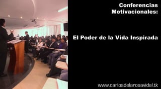 Carlos de la Rosa Vidal – Cel: 992 389 446 Talleres de Liderazgo Empresas
Email: carlosdelarosavidal@gmail.com - Todo Lima y Perú www.carlosdelarosavidal.tk
 