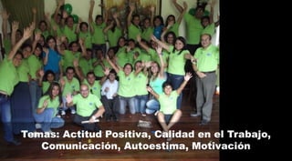 Carlos de la Rosa Vidal – Cel: 992 389 446 Talleres Vivenciales Empresas
Email: carlosdelarosavidal@gmail.com - Todo Lima y Perú www.carlosdelarosavidal.tk
 