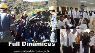 Carlos de la Rosa Vidal – Cel: 992 389 446 Talleres Vivenciales Empresas
Email: carlosdelarosavidal@gmail.com - Todo Lima y Perú www.carlosdelarosavidal.tk
 