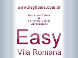 www.keyhome.com.br
         Corretora Gaban
                &
         Corretora Dontal
           Apresentam:
P R O PA G A N D A PA R A C O R R E T O R E S :
    W W W. A G G A P B R A S I L . C O M . B R
 