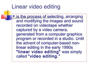 Video editing-intruction | PPT