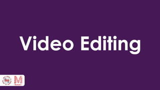 [Scci'16] [Markative] Session 8 - Video Editing