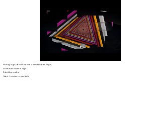 Wrong logo (should be non-animated BBC logo) 
Animated channel logo 
Subtitles marker 
Ident / content cross-fade 
 