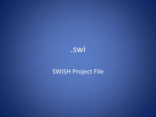 .swiSWiSH Project File