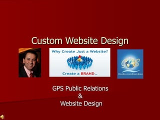 Custom Website Design GPS Public Relations  &  Website Design 