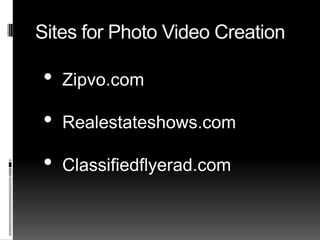 Video For Real Estate