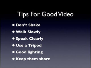 Video For Real Estate