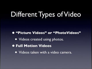 Video For Real Estate