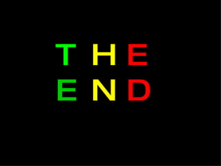 T H E   E N D 