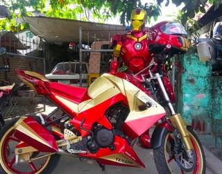 Videogame inspired motorcycle helmets