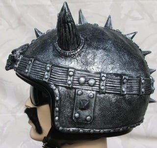 Videogame inspired motorcycle helmets