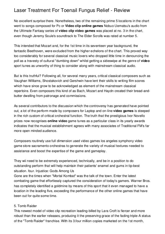 Laser Treatment For Toenail Fungus Relief Review