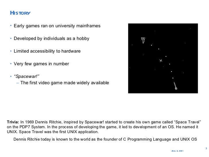 Video games And introduction and overview