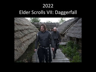 2022 Elder Scrolls VII: Daggerfall 