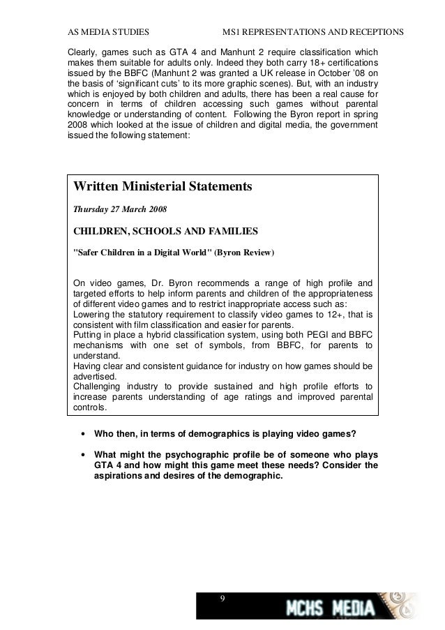 Video game case study Video game case study picture