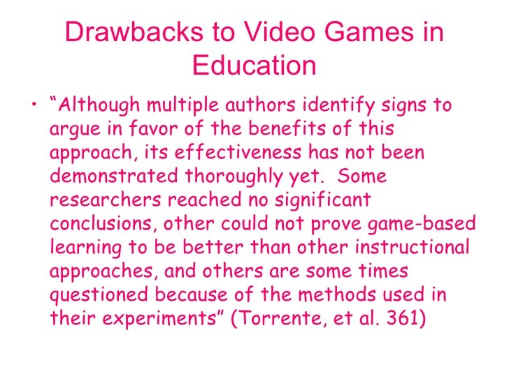 Video Games In Education
