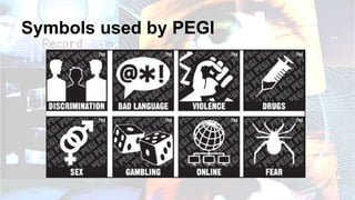 Symbols used by PEGI
 
