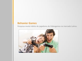 A Campanha


 Metodologia
 A campanha se iniciou no dia 04 de Abril e foi finalizada no dia 30. O
 objetivo era descobrir os hábitos e opiniões dos consumidores da
 América Latina sobre videogames.

 Para atingir os objetivos, foram realizadas diversas ações de
 engajamento: fóruns na comunidade, promoção para o twitter
 LATAM, entrevistas, batalhas de games e pesquisa.

 Contamos com a colaboração de 3 blogs parceiros: Nerds de
 vestido, 2 Nerds e Somos Nerds.
 
