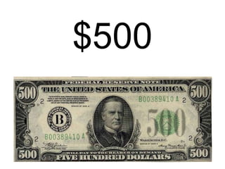 $500 