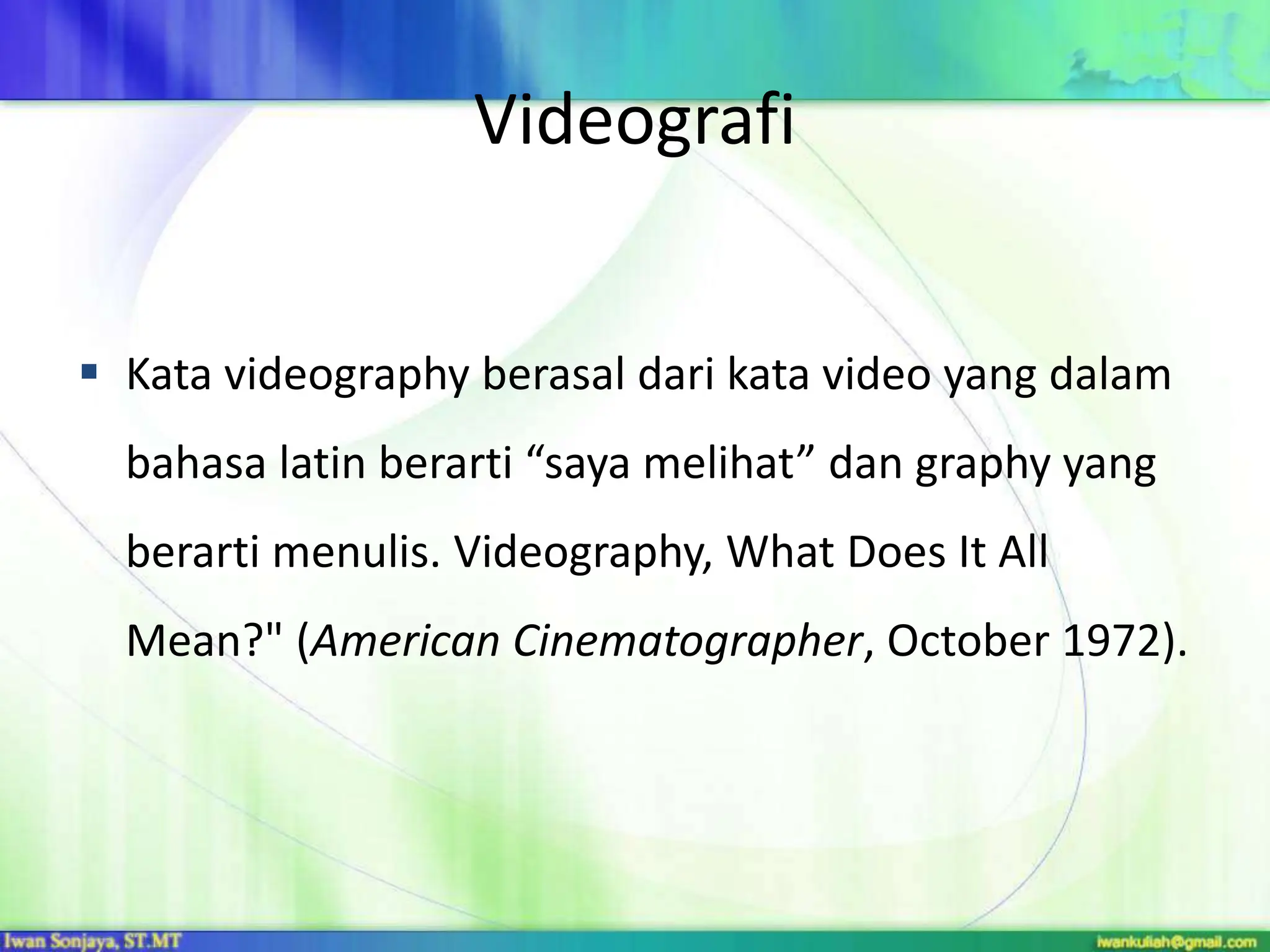 Videografi.ppt