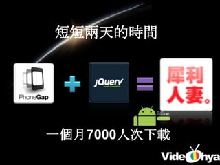 短短兩天的時間




一個月7000人次下載
 