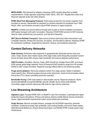 Video Infrastructure_ Streaming Architecture and Delivery Systems.pdf