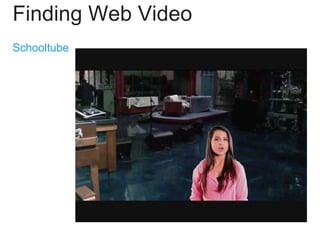 Finding Web Video
Schooltube