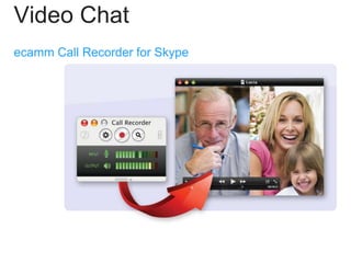 Video Chat
ecamm Call Recorder for Skype