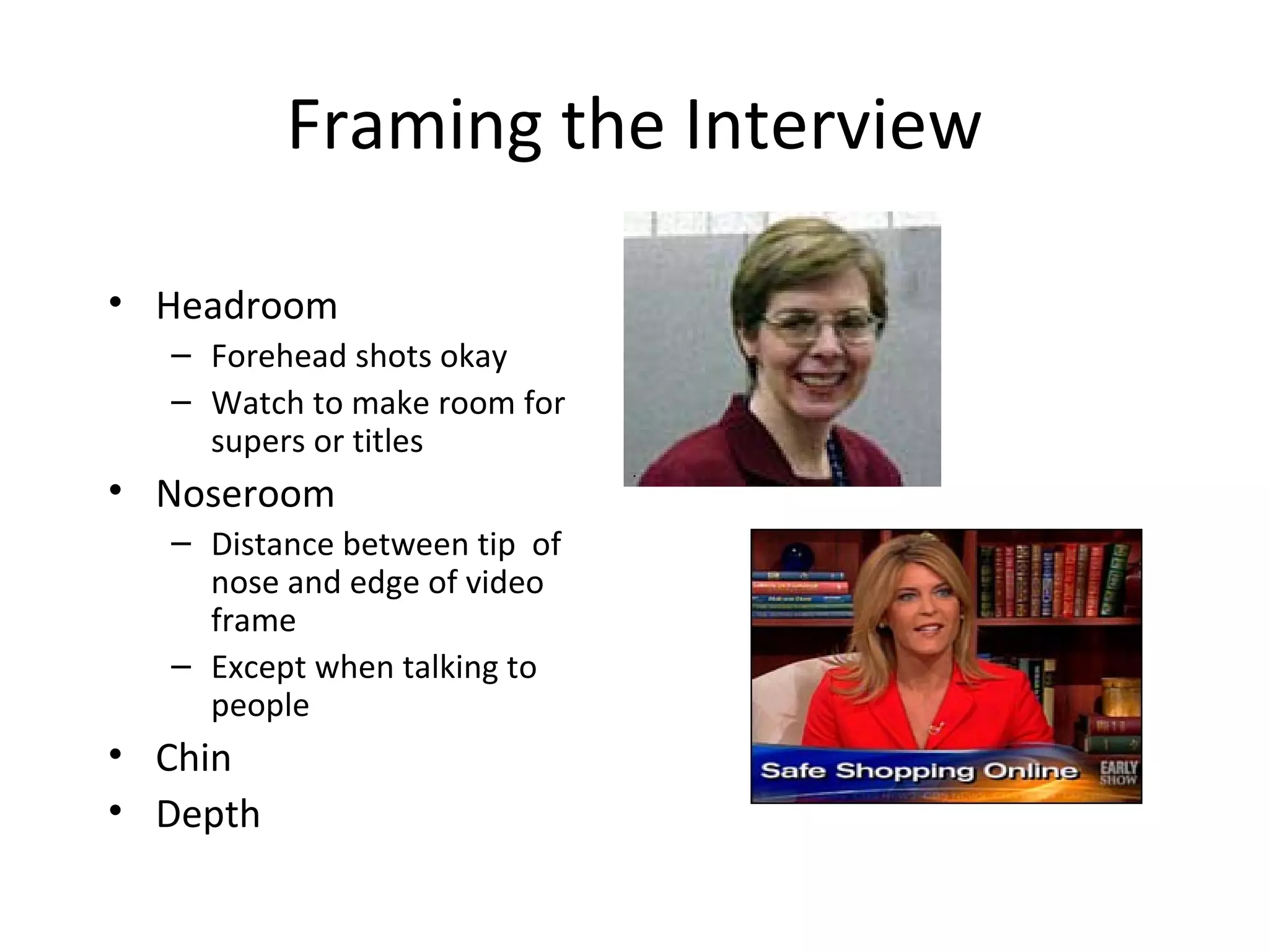 How to shoot video interviews | PPT