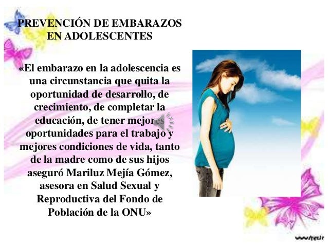 Causas Del Embarazo En Adolescentes