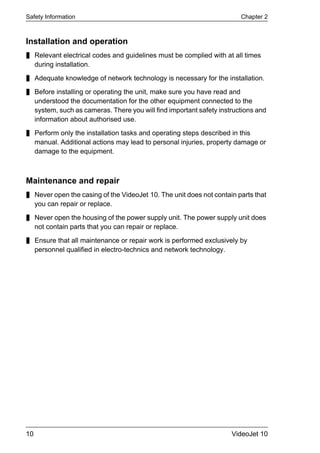 Video Jet Error Code Menu Video Jet 10 Manual | PDF