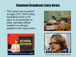 Vosot Example Video Journalism: How to make a news video | PPT
